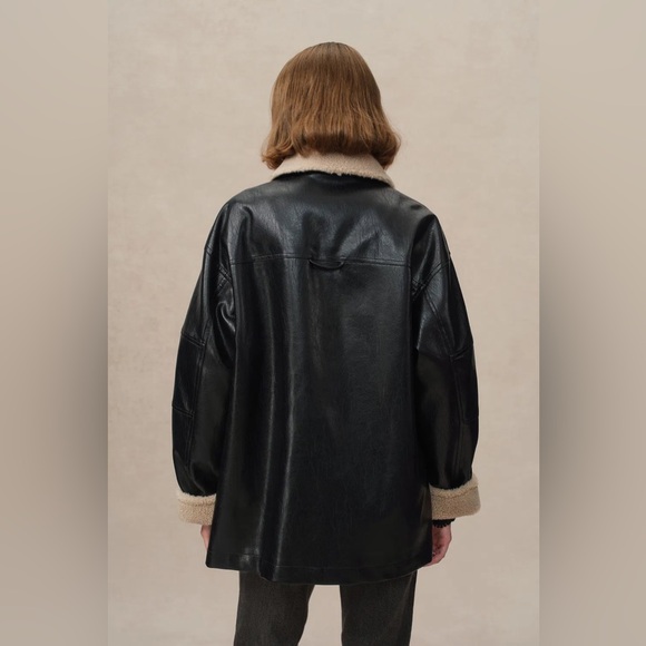 Jesper Börjesson with Fabrique Courtney Jacket in Vegan Leather size Medium - Picture 7 of 7